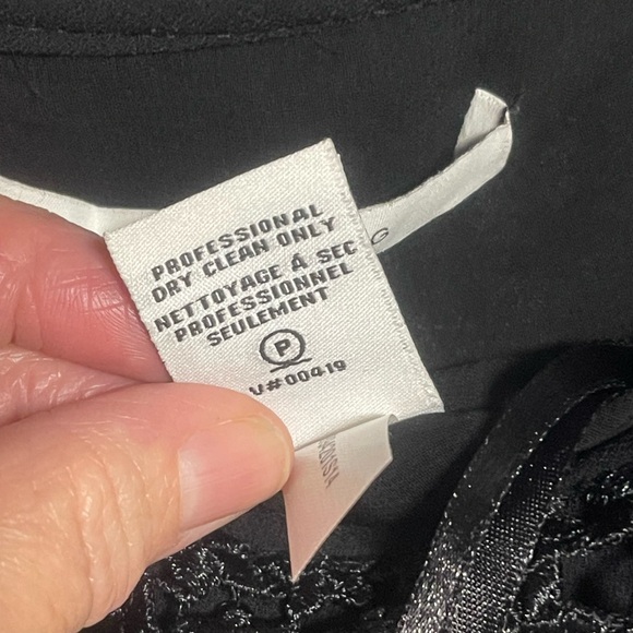 Diane Von Furstenberg Black Lace Overlay Slip Dress — NWT Size M ($598 Retail) - Picture 8 of 8